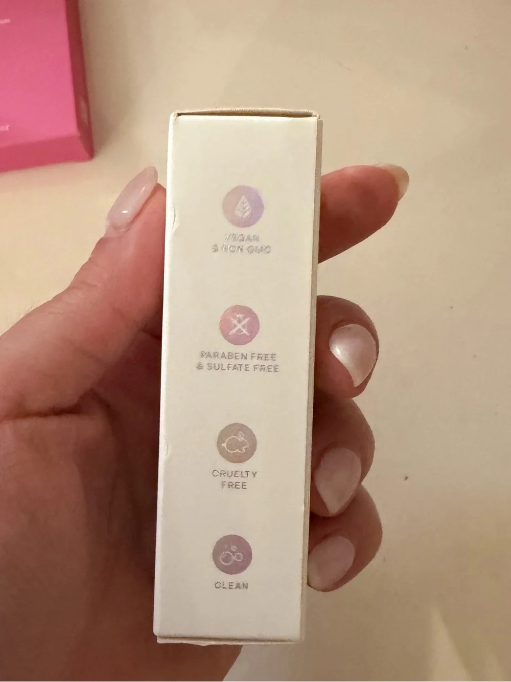 PINK Victoria's Secret Pink & White Beauty Box with Handheld Product